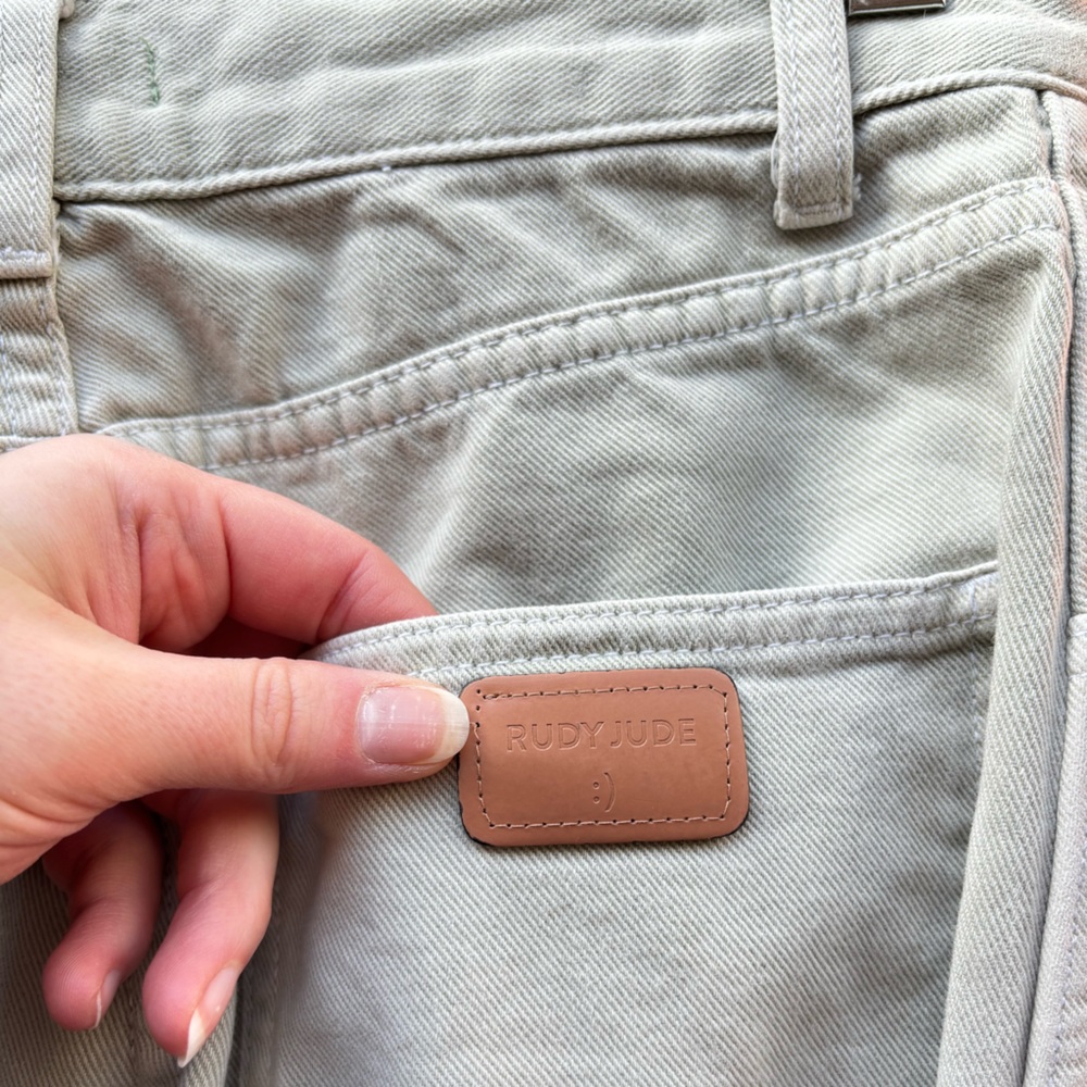 RUDY JUDE Utility Jean Pants in Limited Edition Light Green - Picture 5 of 8